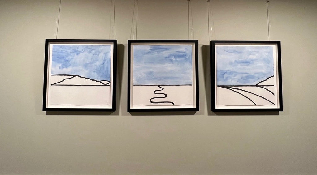 Wide Blue Spaces  - Original artwork