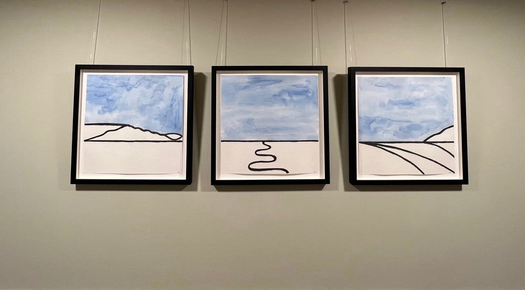 Wide Blue Spaces  - Original artwork